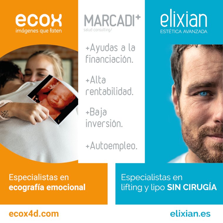 Grupo Marcadi Salud, ECOX4D-5D Y  ELIXIAN estética avanzada seleccionan franquiciados en EXPOFRANQUICIA